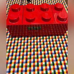 2009 LEGO Brick portable CD player with an AM/FM radio model LG11002 RARE